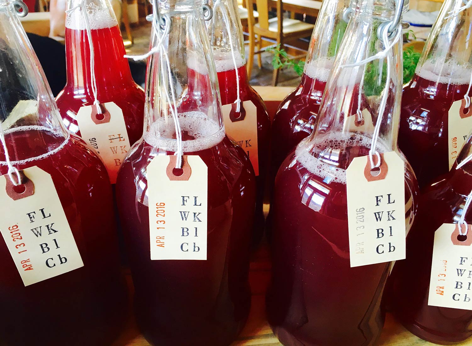 Food Lab at SHO: vegan gastronomy in a cold climate | probiotic water kefir infused with assorted fruits & barks